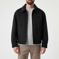 Felix | Winterjacke Herren Blouson mit zeitlosem Hemdblusenkragen