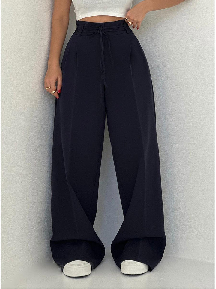 Zeitlose elegante Weite Hosen in Marineblau