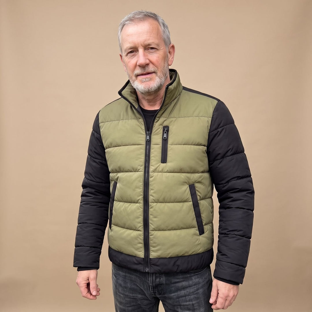 Zweifarbige Winterjacke Damen für kühle Tage