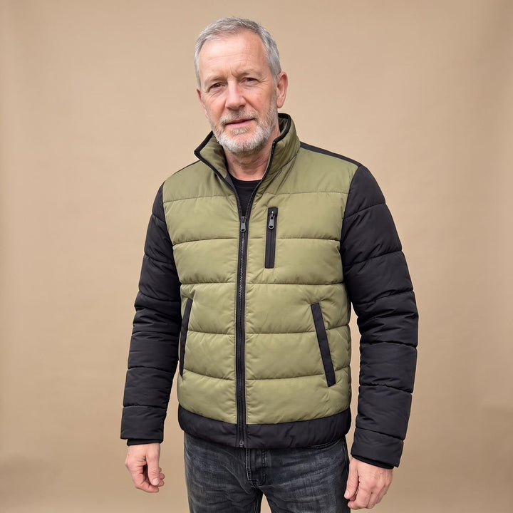 Zweifarbige Winterjacke Damen für kühle Tage