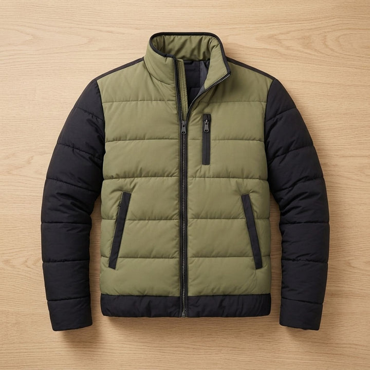 Zweifarbige Winterjacke Damen für kühle Tage (5)